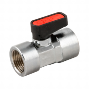 Кран муфтовый Aignep 0630000001, с внутренней резьбой G1/8"→G1/8" Кран муфтовый Aignep 0630000001, с внутренней резьбой G1/8"→G1/8"