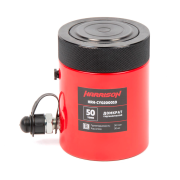 Домкрат гидравлический, однополостной, с фиксирующей гайкой 50 т, ход 50 мм [HRH-CY0200010]