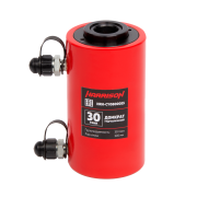 Домкрат гидравлический с полым штоком, двухполостной 30 т, ход 100 мм [HRH-CY0800015]