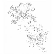 Корпус возвратного стартера в сборе для Vessel GT-3500GE [845120]