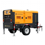 Дизельный винтовой компрессор ET SD‑320T‑7 бар (на шасси)