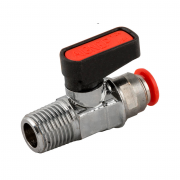 Кран цанговый Aignep под трубку Ø6, нар. конич. резьба R1/8" (10шт)