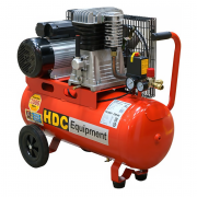 Компрессор HDC HD‑A051 (396 л/мин, 10 атм, ременной, масляный, ресив. 50 л, 220 В, 2.20 кВт)
