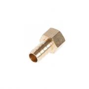 Соединение внутр. резьба 1/4" х елочка 12 мм (латунь) ECO (AB‑FT14/E12)