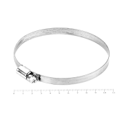 Хомут червячный 90‑110/9 нерж. W2 (AISI 430)