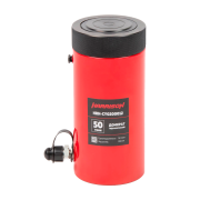 Домкрат гидравлический, однополостной, с фиксирующей гайкой 50 т, ход 150 мм [HRH‑CY0200012]