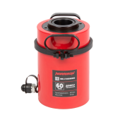 Домкрат гидравлический с полым штоком, однополостной 60 т, ход 50 м [HRH‑CY06060050]