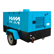 Дизельный компрессор KraftMachine КМ‑6/8‑ВДШ винтовой, на шасси