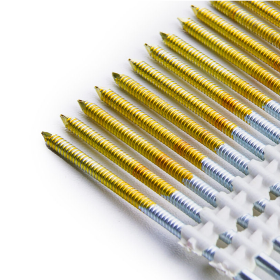 Гвоздь реечный 21 градус 3.05/100 ершеный оцинкованный / 2500шт // FixPistols