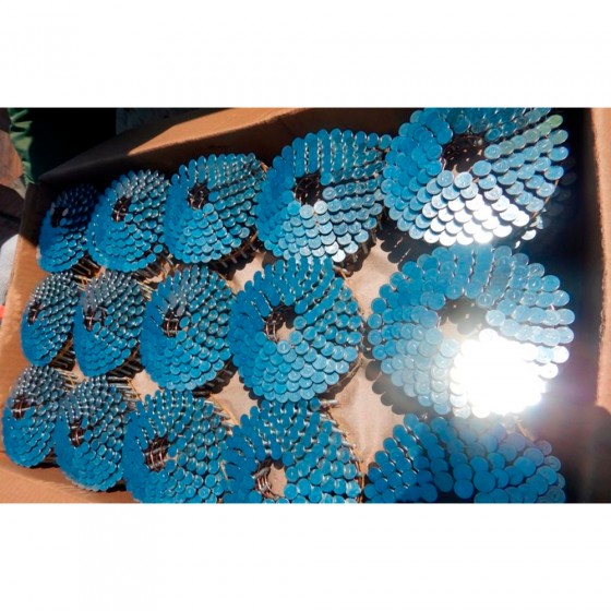 Кровельные гвозди 3.05х32 EG ершеные белый цинк / 3600шт // M-MECH