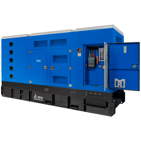 Дизельный генератор ТСС АД-400С-Т400-1РКМ15 в шумозащитном кожухе (PMG, QSZ13-G10)