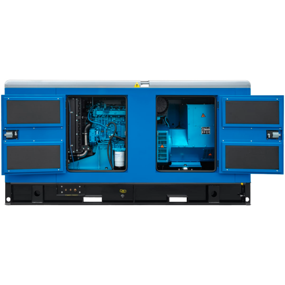 Дизельный генератор ТСС АД-64C-Т400-1РКМ9 в шумозащитном кожухе