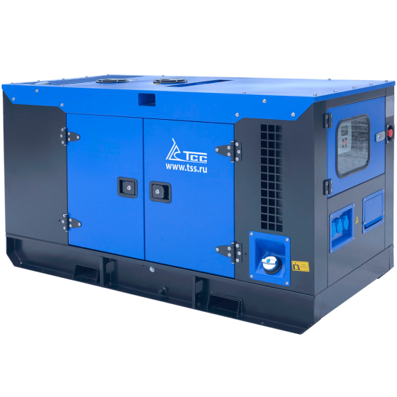 Дизельный генератор ТСС АД-8С-Т400-1РКМ5 в шумозащитном кожухе
