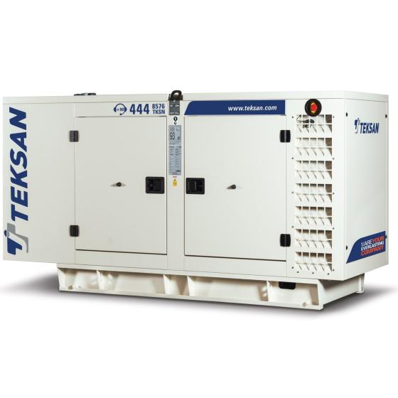Дизельный генератор Teksan TJ50BD5C в кожухе