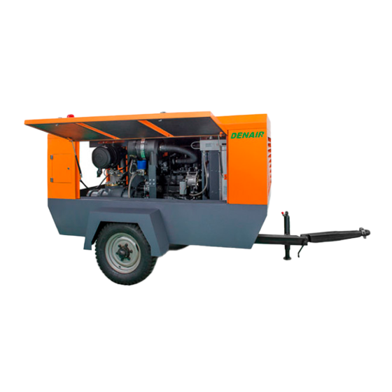 Дизельный компрессор DENAIR DACY-8.5/13 передвижной