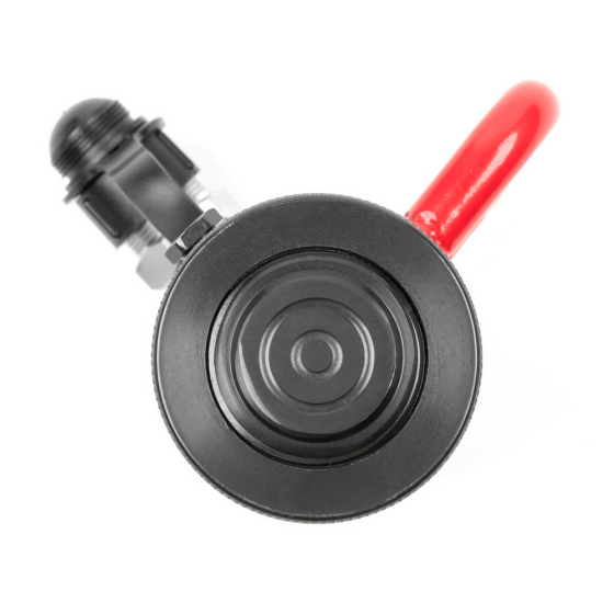 Домкрат гидравлический, однополостной, с фиксирующей гайкой 10 т, ход 150 мм [HRH-CY0200003]