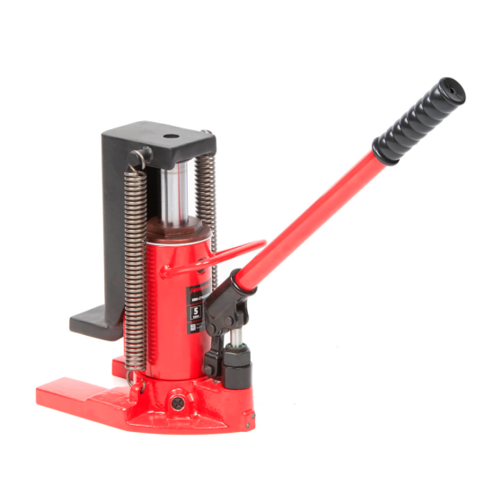 Домкрат гидравлический, с низким подхватом Toe Jack 3/5 т, ход 120 мм [HRH-CY0200019]