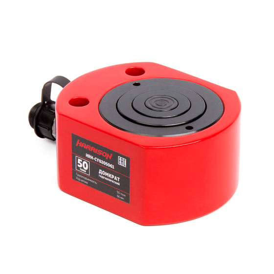 Домкрат гидравлический, телескопический, однополостной 50 т, ход 66 мм [HRH-CY0205061]