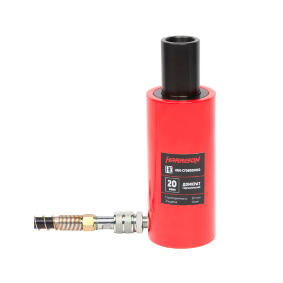 Домкрат гидравлический с полым штоком, однополостной 20 т, ход 50 м [HRH-CY06020050]