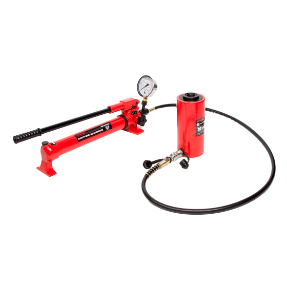 Домкрат гидравлический с полым штоком, однополостной 30 т, ход 50 м [HRH-CY06030050]