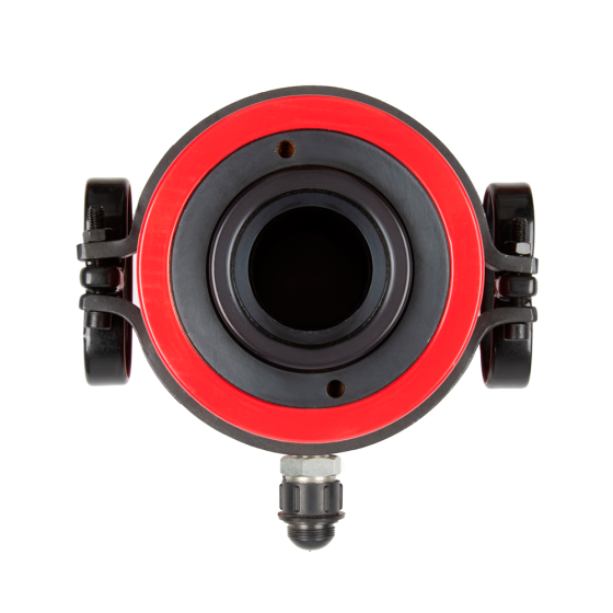 Домкрат гидравлический с полым штоком, двухполостной 60 т, ход 100 мм [HRH-CY0806100]