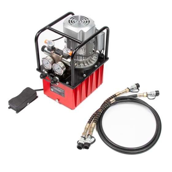 Насосная станция гидравлическая с электроприводом, 2 выхода, дистанционное упр. 0,75 [HRH-PE02070701]