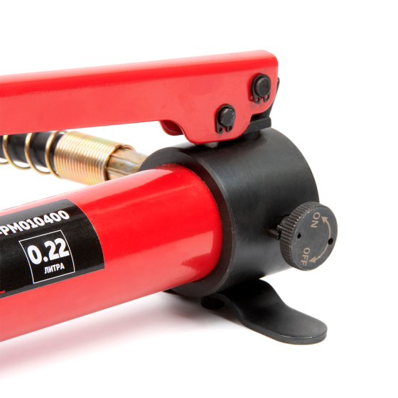Гидравлический ручной насос, однополостной, 600 бар, 0.22 л [HRH-PM010400]