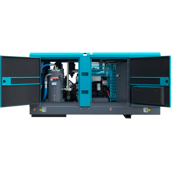 Винтовой дизельный компрессор Master Blast MB-1150B-30 на раме