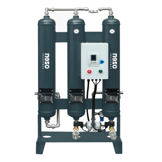 Адсорбционный осушитель OZEN ODD+CT-3,2 холодной регенерации, встроенная угольная колонна