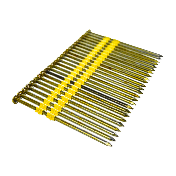 Гвозди реечные 21 градуc 2.8/50 гладкие оцинкованные / 2000шт // M-MECH