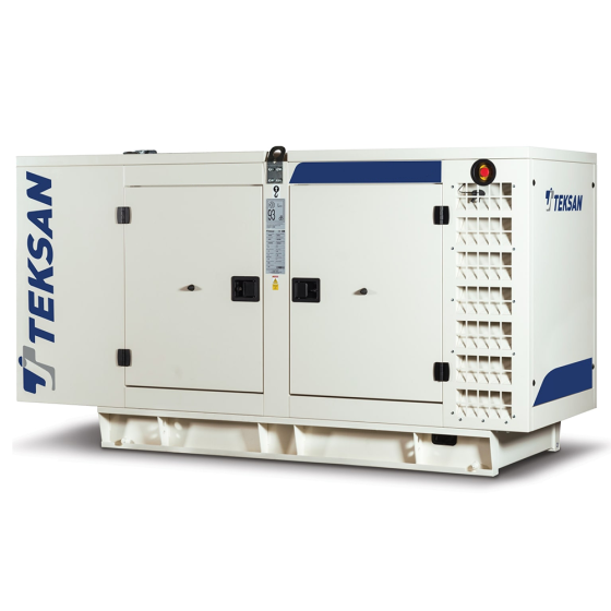 Дизельный генератор Teksan TJ50BD5C в кожухе