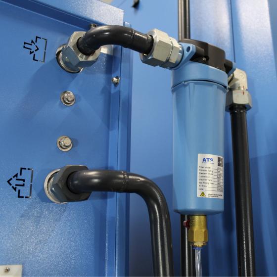 Винтовой компрессор ВК-J 11/10 TG (10 бар, 11 кВт, IP 23) ВедКом