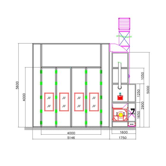 Окрасочно-сушильная камера WDK-900 (Trucks)